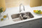 Elkay EAQDUH3118 19 Gauge Stainless Steel 32.5' x 18.15' x 8' Double Bowl Undermount Kitchen Sink