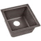 Elkay ELG1616SL0 Elkay Quartz Classic 15-3/4' x 15-3/4' x 7-11/16' Single Bowl Dual Mount Bar Sink, Slate