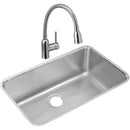Elkay ELUH281610C 18 Gauge Stainless Steel 30.5' x 18.5' x 10' Single Bowl Undermount Kitchen Sink Kit