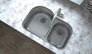 Elkay ELUH311910R 18 Gauge Stainless Steel 31.25' x 20' x 10' Double Bowl Undermount Kitchen Sink