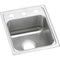 Elkay LRAD1517603 18 Gauge Stainless Steel 15' x 17.5' x 6' Single Bowl Top Mount Kitchen Sink