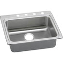 Elkay LRAD2522604 18 Gauge Stainless Steel 25' x 22' x 6' Single Bowl Top Mount Kitchen Sink