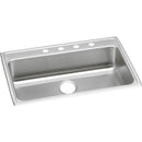 Elkay LRAD3122650 18 Gauge Stainless Steel 31' x 22' x 6.5' Single Bowl Top Mount Kitchen Sink