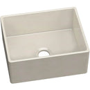 Elkay SWUF2520BI Fireclay 25' x 19' x 10-1/8' Single Bowl Farmhouse Undermount Kitchen Sink
