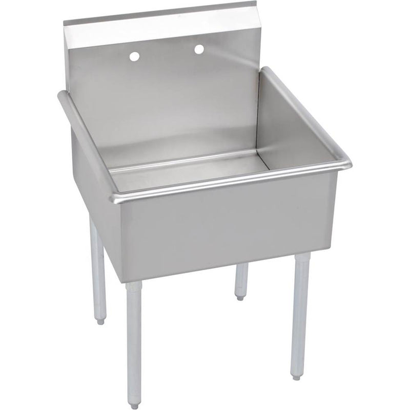 Elkay B2C24X24X Utility Utility Sink, 1-Compartment 12" Deep Bowl(s), No Drainboards, 51 (L) X 27.5 (W) X 42.75 (H) Over All