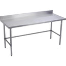 Elkay WT24X60-BSX Standard Work Table, Stainless Steel Cross Brace, 4" Backsplash, 60 (L) X 24 (W) X 36 (H) Over All