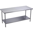 Elkay WT30S96-STSX Standard Work Table, Stainless Steel Under Shelf, No Backsplash, 96 (L) X 30 (W) X 36 (H) Over All
