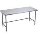 Elkay WT30X48-STSX Standard Work Table, Stainless Steel Cross Brace, No Backsplash, 48 (L) X 30 (W) X 36 (H) Over All