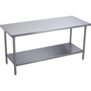 Elkay EWT24S24-STGX Economy Work Table, Galvanized Under Shelf, No Backsplash, 24 (L) X 24 (W) X 36 (H) Over All