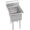 Elkay 1C18X18-0X Standard Scullery Sink, 1-Compartment 12" Deep Bowl, No Drainboards, 23 (L) X 23.75 (W) X 46.75 (H) Over All