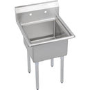 Elkay SE1C18X18-0X Super Economy Scullery Sink, 1-Compartment 11" Deep Bowl, No Drainboards, 35 (L) X 23 (W) X 46 (H) Over All