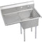 Elkay SE1C18X18-L-18X Super Economy Scullery Sink, 1-Compartment 11" Deep Bowl, 18" Left Drainboard, 44 (L) X 38.5 (W) X 46 (H) Over All