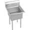 Elkay SE1C24X24-0X Super Economy Scullery Sink, 1-Compartment 11" Deep Bowl, No Drainboards, 49 (L) X 29 (W) X 46 (H) Over All