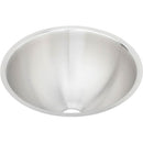 Elkay ELUH12LV 18 Gauge Stainless Steel 14.375' x 14.375' x 6' Single Bowl Undermount Bathroom Sink