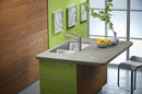 Elkay ELUH3520R 18 Gauge Stainless Steel 35.25' x 20.5' x 9.875' Double Bowl Undermount Kitchen Sink