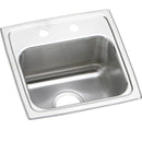 Elkay BLR15160 18 Gauge Stainless Steel 15' x 15' x 7.125' Single Bowl Top Mount Bar/Prep Sink