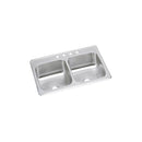 Elkay CR43224 20 Gauge Stainless Steel 43' x 22' x 6.875' Double Bowl Top Mount Kitchen Sink