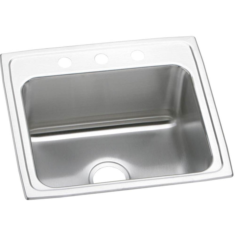 Elkay DLR2219104 18 Gauge Stainless Steel 22' x 19.5' x 10.125' Single Bowl Top Mount Kitchen Sink