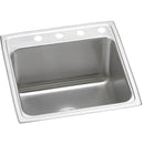 Elkay DLR2222124 18 Gauge Stainless Steel 22' x 22' x 12.125' Single Bowl Top Mount Kitchen Sink