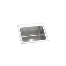 Elkay DLR2522120 18 Gauge Stainless Steel 25' x 22' x 12.125' Single Bowl Top Mount Kitchen Sink