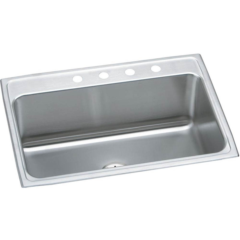 Elkay DLR312210PD0 18 Gauge Stainless Steel 31' x 22' x 10.125' Single Bowl Top Mount Kitchen Sink Kit