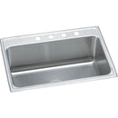 Elkay DLR3122123 18 Gauge Stainless Steel 31' x 22' x 11.625' Single Bowl Top Mount Kitchen Sink