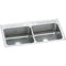 Elkay DLR4322101 18 Gauge Stainless Steel 43' x 22' x 10.125' Double Bowl Top Mount Kitchen Sink