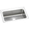 Elkay DLRS3322102 18 Gauge Stainless Steel 33' x 22' x 10.125' Single Bowl Top Mount Kitchen Sink