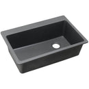 Elkay ELG13322GY0 Elkay Quartz Classic 33' x 22' x 9-1/2' Single Bowl Top Mount Sink, Dusk Gray