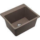 Elkay ELG252212PDGR0 Elkay Quartz Classic 25' x 22' x 11-13/16' Top Mount Laundry Sink with Perfect Drain, Greige