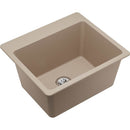 Elkay ELG252212PDPT0 Elkay Quartz Classic 25' x 22' x 11-13/16' Top Mount Laundry Sink with Perfect Drain, Putty