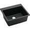 Elkay ELG2522BK0 Elkay Quartz Classic 25' x 22' x 9-1/2' Single Bowl Top Mount Sink, Black