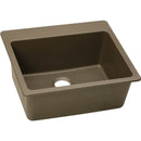 Elkay ELG2522MC0 Elkay Quartz Classic 25' x 22' x 9-1/2' Single Bowl Top Mount Sink, Mocha
