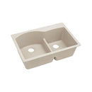 Elkay ELGH3322RBQ0 Elkay Quartz Classic 33' x 22' x 10' Double Bowl Top Mount Sink with Aqua Divide