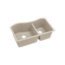 Elkay ELGHU3220RPT0 Elkay Quartz Classic 32-1/2' x 20' x 10' Double Bowl Undermount Sink, Putty