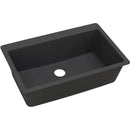 Elkay ELGR13322BK0 Elkay Quartz Classic 33' x 20-7/8' x 9-7/16' Single Bowl Top Mount Sink, Black