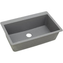 Elkay ELGR13322GS0 Elkay Quartz Classic 33' x 20-7/8' x 9-7/16' Single Bowl Top Mount Sink, Greystone