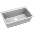 Elkay ELGR13322WH0 Elkay Quartz Classic 33' x 20-7/8' x 9-7/16' Single Bowl Top Mount Sink, White