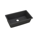 Elkay ELGRU13322BK0 Elkay Quartz Classic 33' x 18-7/16' x 9-7/16' Single Bowl Undermount Sink, Black
