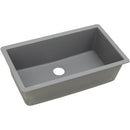 Elkay ELGRU13322GS0 Elkay Quartz Classic 33' x 18-7/16' x 9-7/16' Single Bowl Undermount Sink, Greystone