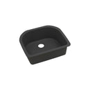 Elkay ELGSU2522BK0 Elkay Quartz Classic 25' x 22' x 8-1/2' Single Bowl Undermount Sink, Black