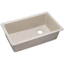 Elkay ELGU13322BQ0 Elkay Quartz Classic 33' x 18-3/4' x 9-1/2' Single Bowl Undermount Sink, Bisque