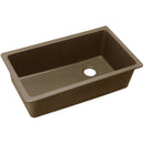 Elkay ELGU13322MC0 Elkay Quartz Classic 33' x 18-3/4' x 9-1/2' Single Bowl Undermount Sink, Mocha
