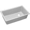 Elkay ELGU13322WH0 Elkay Quartz Classic 33' x 18-3/4' x 9-1/2' Single Bowl Undermount Sink, White