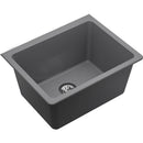 Elkay ELGU251912PDGS0 Elkay Quartz Classic 25' x 18-1/2' x 11-13/16' Undermount Laundry Sink with Perfect Drain, Greytsone