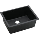 Elkay ELGU2522BK0 Elkay Quartz Classic 25' x 18-1/2' x 9-1/2' Single Bowl Undermount Sink, Black