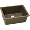 Elkay ELGU2522MC0 Elkay Quartz Classic 25' x 18-1/2' x 9-1/2' Single Bowl Undermount Sink, Mocha
