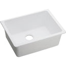 Elkay ELGU2522WH0 Elkay Quartz Classic 25' x 18-1/2' x 9-1/2' Single Bowl Undermount Sink, White