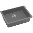 Elkay ELGUAD2519PDGS0 Elkay Quartz Classic 25" x 18-1/2" x 5-1/2" Undermount ADA Sink with Perfect Drain, Greystone