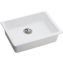 Elkay ELGUAD2519PDWH0 Elkay Quartz Classic 25" x 18-1/2" x 5-1/2" Undermount ADA Sink with Perfect Drain, White